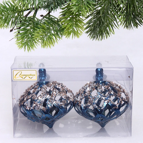 Набор украшений SHINE Magic lamp 8,8х10,4 см (2 шт), night blue_2