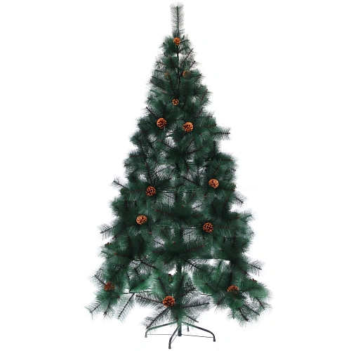 Ёлка "Волшебная шишка" 210 см, леска + шишки (380 веток)