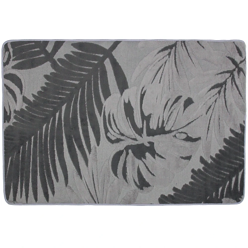 Коврик для ванной 80*120 "Тропики" серый