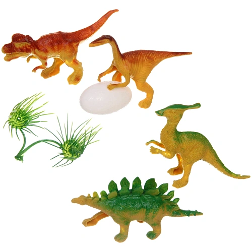 Набор динозавров "DinoWorld", 6 предметов, 14,5*9 см