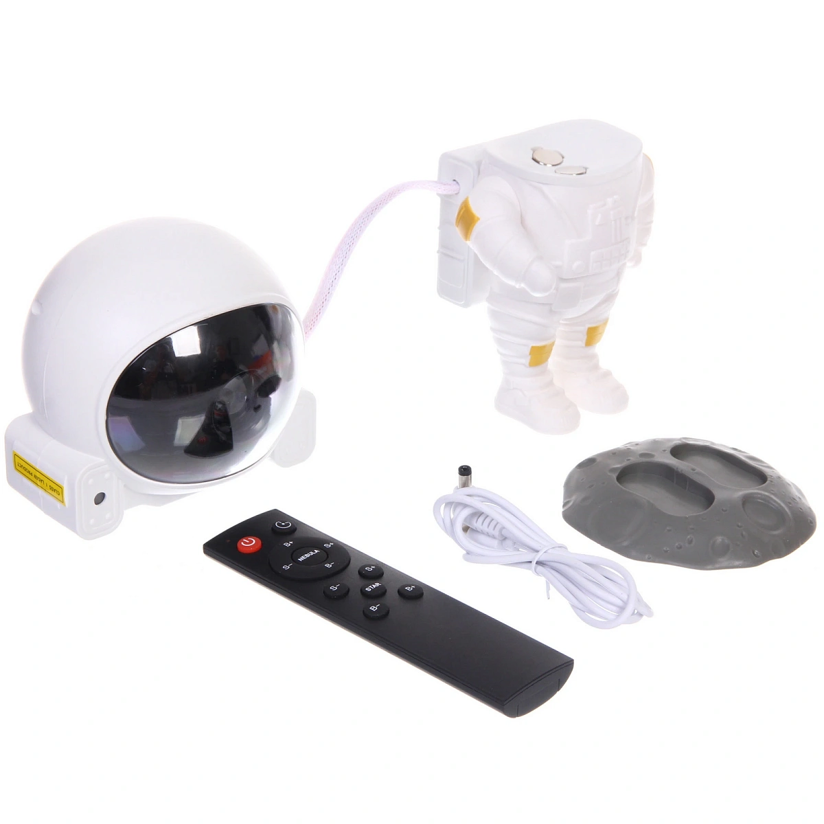 Световой прибор Лазер "В космос" 20*11,5*10 см, пульт д/у, питание от USB (DC)