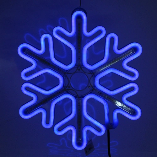 Фигура светодиодная Снегопад 38 см, 480 ламп LED, авторежим, 220V, Синий_3