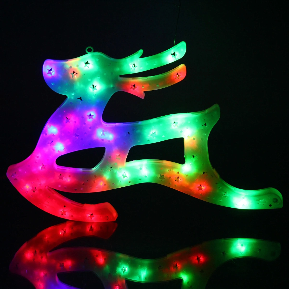 Фигура светодиодная 40см,"Олени" мультицвет