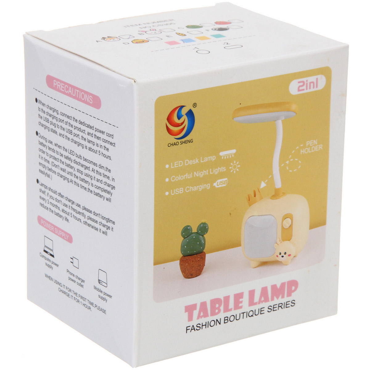 Настольная лампа "Sweet - TV time" LED, USB 0.6-4.2W 5V, Голубой