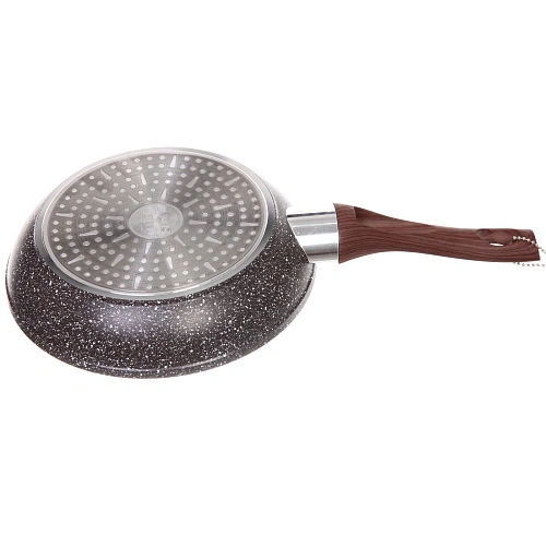 Сковорода BAROLY GRAY 22см индукционная с антипригарным покрытием, бакелитовая ручка_4