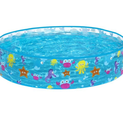 Бассейн складной 122*25 см Fill 'N Fun Sparking Sea Bestway (55028)