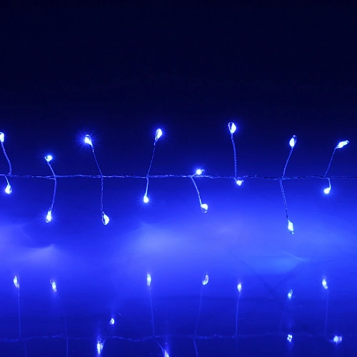 Гирлянда для дома 2,0 м 150 ламп LED  Мишура, Синий_5