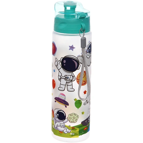 Бутылка питьевая пластиковая 700мл Космос, микс цветов_16