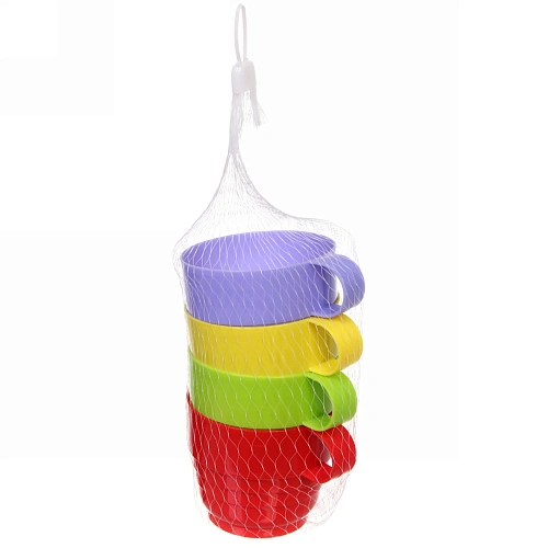 Кружка пластиковая 250мл в наборе 4шт, цвет микс_5