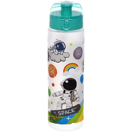 Бутылка питьевая пластиковая 700мл Космос, микс цветов_15