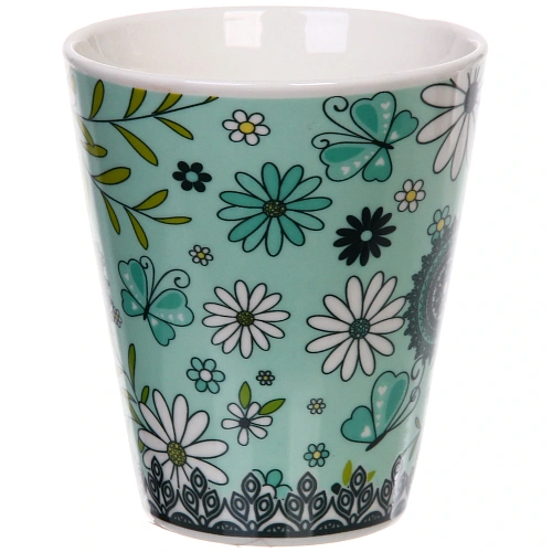 Кружка керамическая 350мл Летние узоры, микс цветов_4