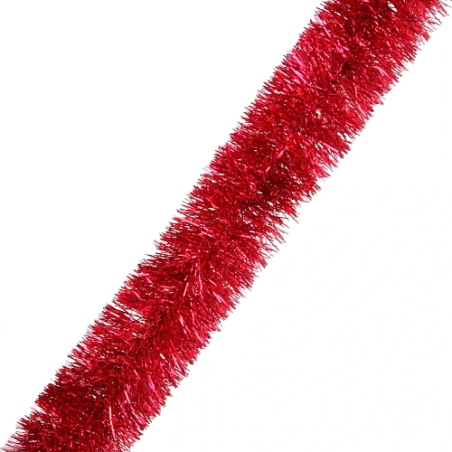 Мишура "Волшебные искры" 2 м 9 см, Красный