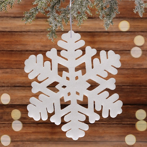 Украшение новогоднее "Небесная красавица" 25 см, Белый