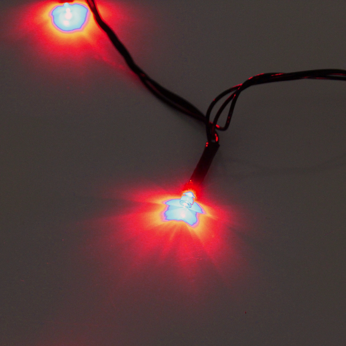 Гирлянда для дома 13м 152 лампы LED зеленый.пров.,8 реж, IP-20, Красный (возможность соединения)