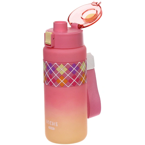 Бутылка питьевая пластиковая 750мл Настроение, микс цветов_10