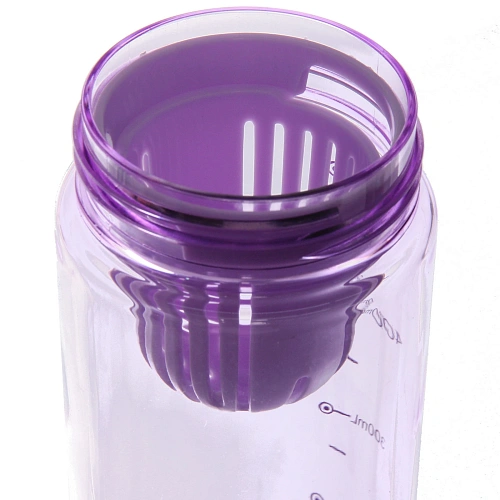 Бутылка питьевая пластиковая 600мл BEST, микс цветов_16