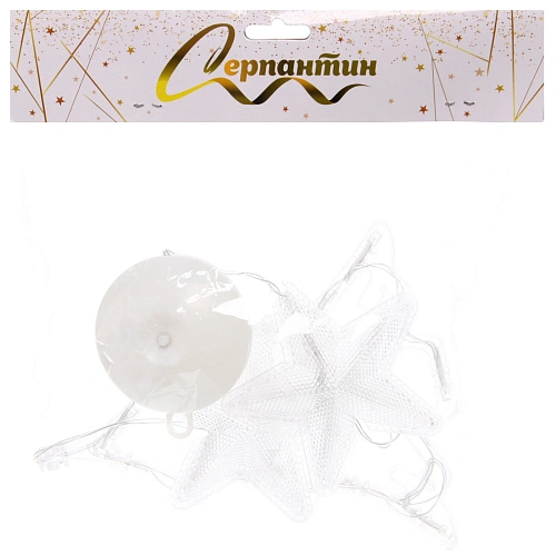 Фигура светодиодная Елочка 1519 см (батарейки 3 ААА), 1 реж, Белый_4