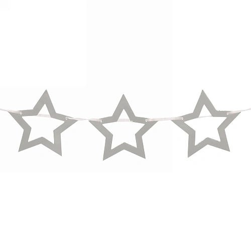 Растяжка 2 м 7см "Звезда" , серебро