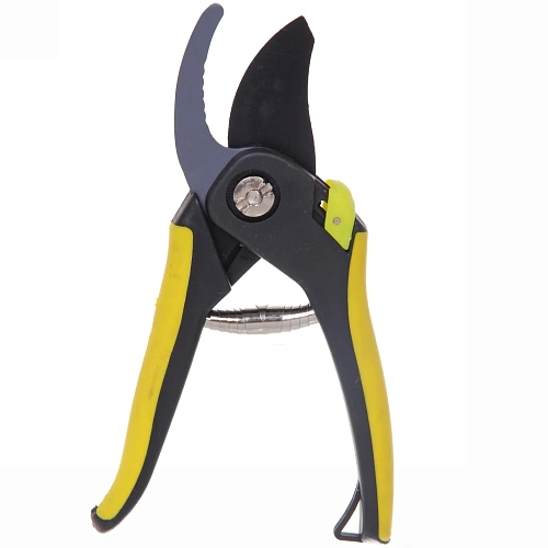 Секатор плоскостной 8 (20см) Макси пластиковые прорезиненные ручки ДоброСад_14