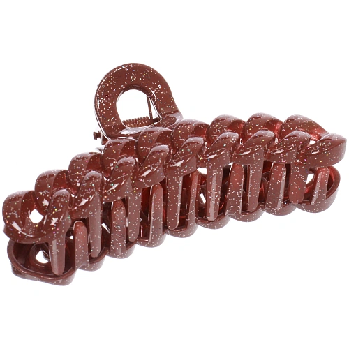 Заколка - краб для волос AKS - MANTANA, микс 6 цветов, косичка, 102см _7