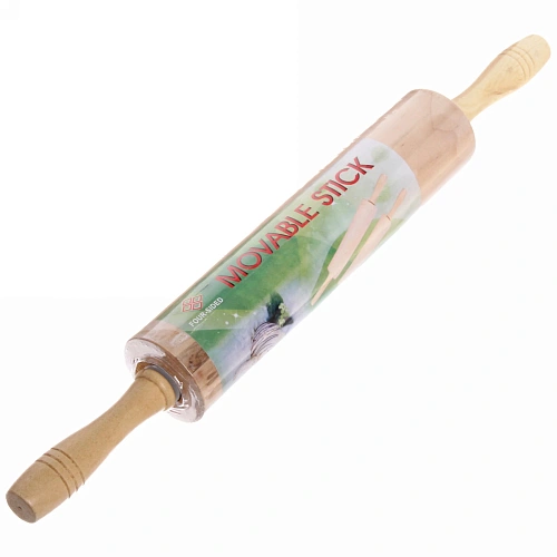 Скалка деревянная 42*5,5см 