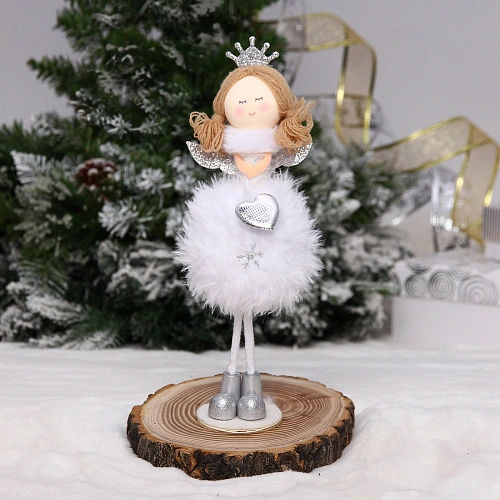 Фигурка новогодняя "Настоящая принцесса" 22 см, серебро