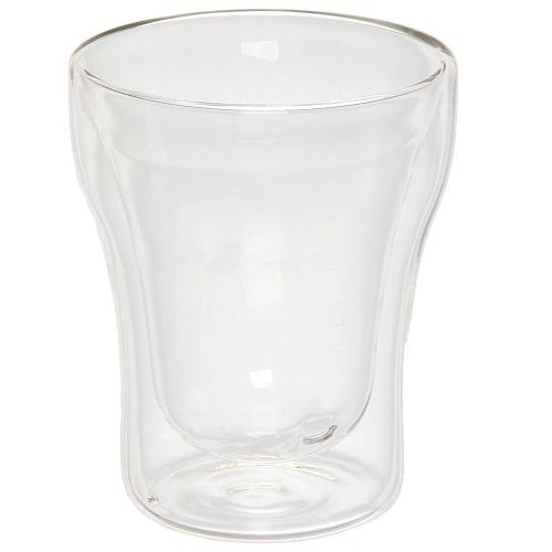 Стакан стеклянный с двойными стенками 200мл "Хай-Тек" 8*10см