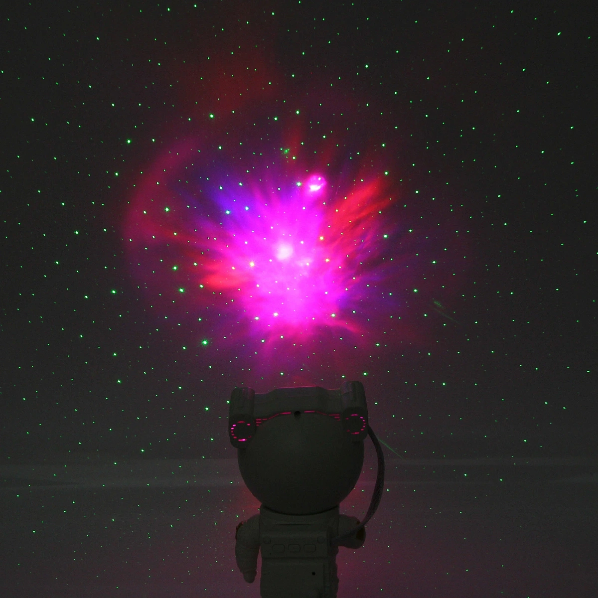 Световой прибор Лазер "В космос" 20*11,5*10 см, пульт д/у, питание от USB (DC)