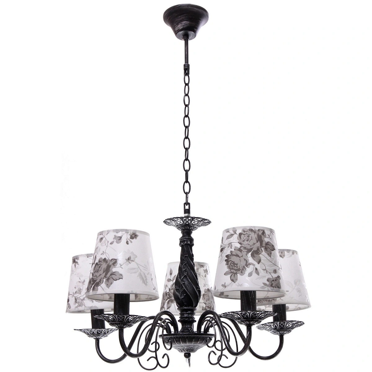 Люстра 5*40Вт 3-6388/5 BG+WT