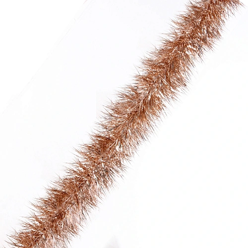 Мишура "Сияющая роскошь" 2 м 10,5 см, Розовое золото