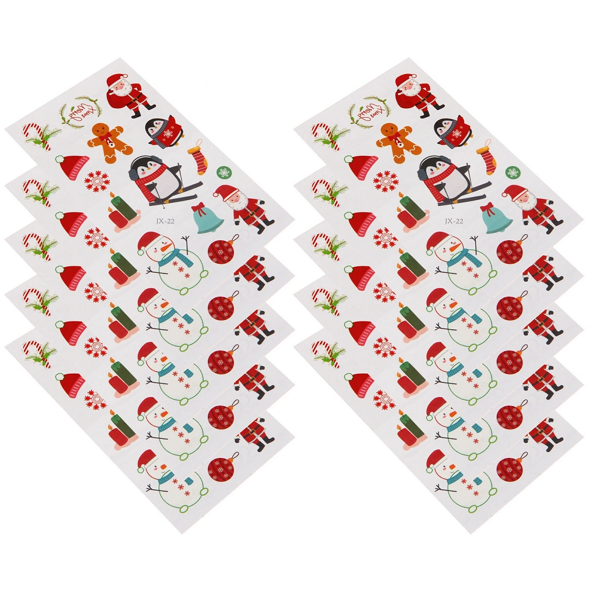 Наклейки новогодние "Зимнее волшебство" 6,7*12 см