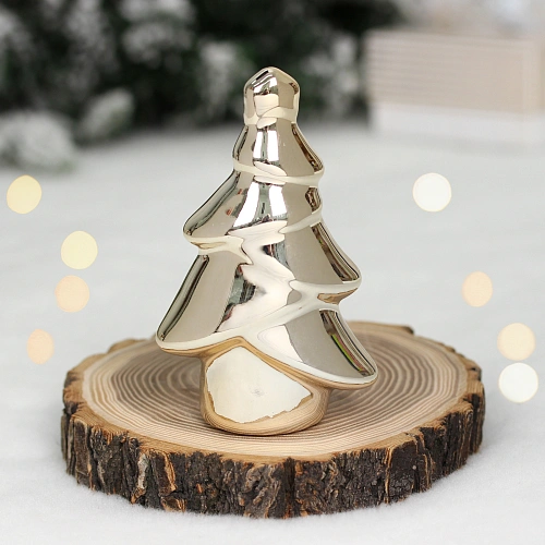 Украшение новогоднее GLOSS "Милая елочка" 7*10.5*3.5 см, Золото