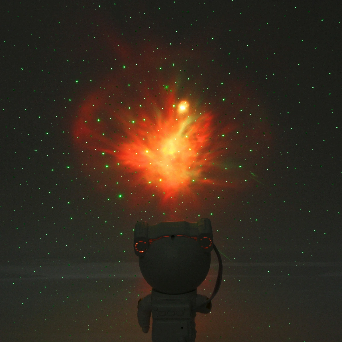 Световой прибор Лазер "В космос" 20*11,5*10 см, пульт д/у, питание от USB (DC)