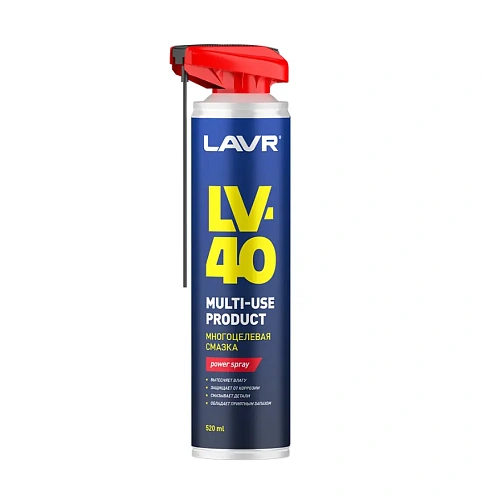 Смазка многоцелевая LAVR LV-40, 520 мл