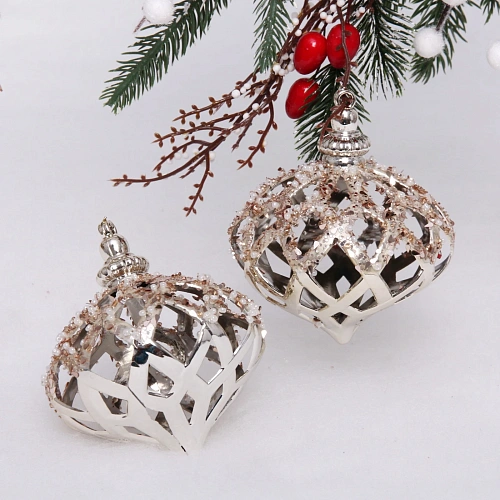 Набор украшений SHINE Magic lamp 8,8х10,4 см (2 шт), light champagne_5