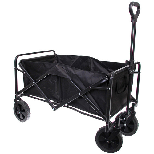 Тележка садовая складная 4 колеса 94*53*54/99см. черная