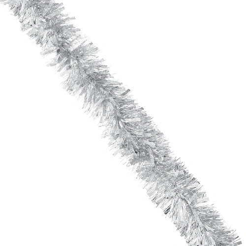 Мишура "Волшебство" 2м d-15см, Серебро