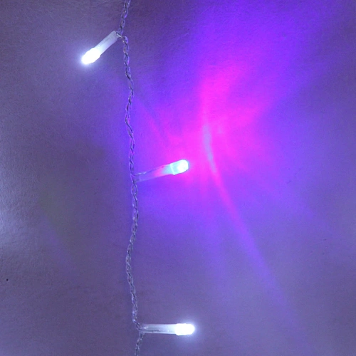 Гирлянда для улицы ЗАНАВЕС Мерцание ш20 в60 м 960 ламп LED, прозрачпров, Белый, синий мерцает (возможность соединения)_4