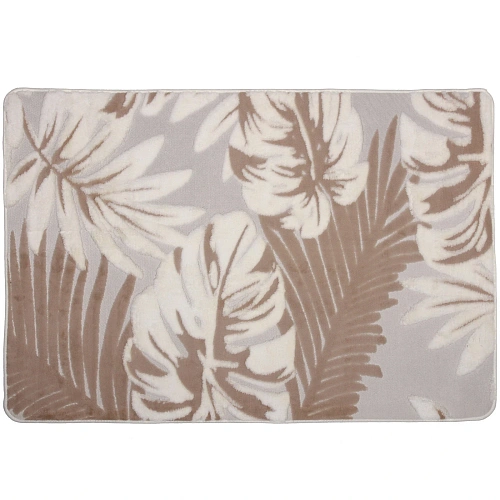 Коврик для ванной 80*120 "Тропики" молочный