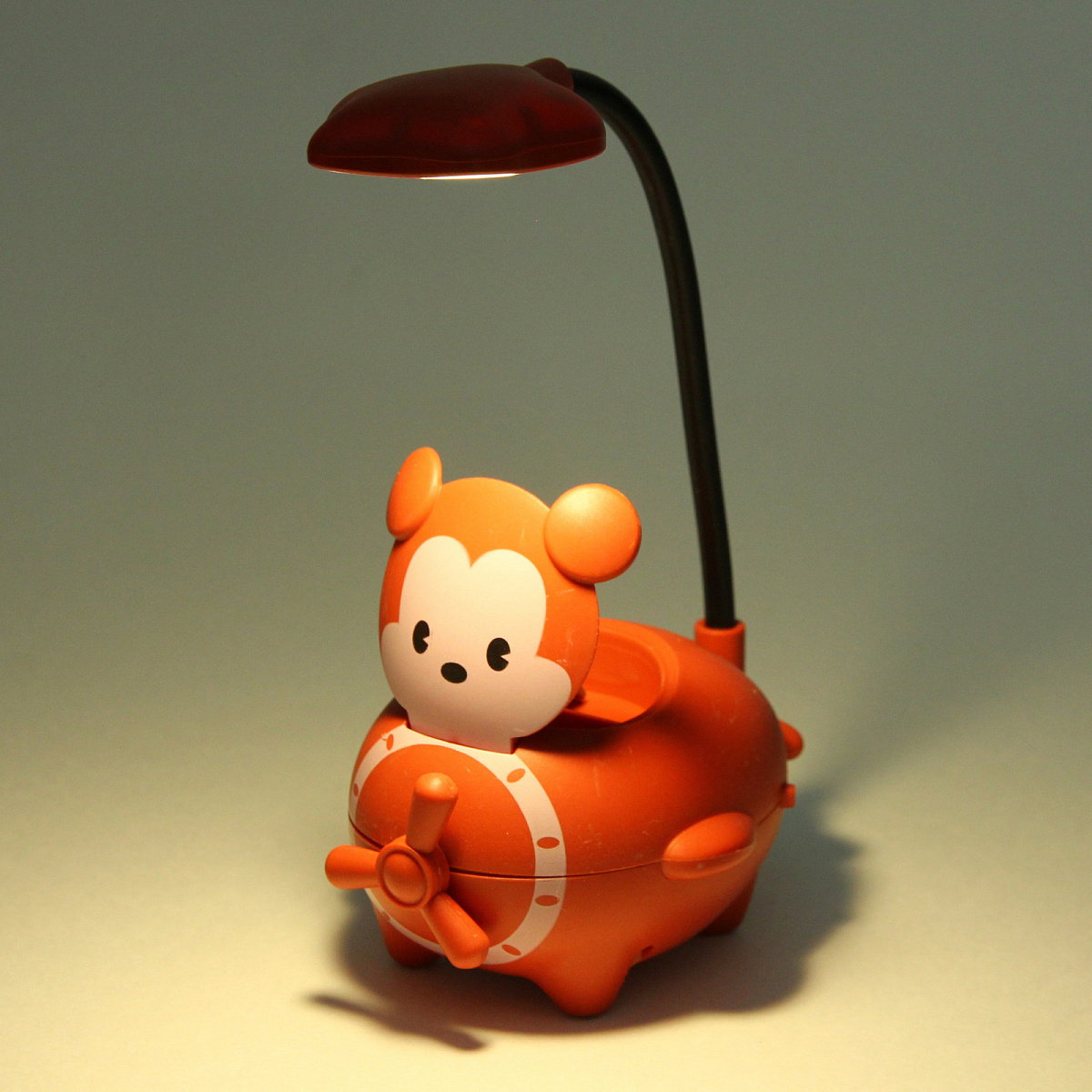 Настольная лампа "Sweet - Зверюшка" LED, USB 3w 5v, Красный