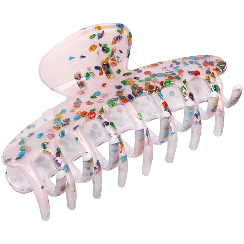 Заколка - краб для волос AKS - VIENTO, микс 6 цветов, классика, 9,53,5см _9