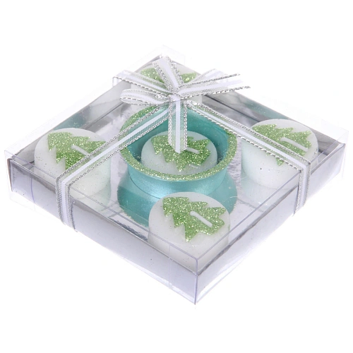 Свечи новогодние Ель 1151153 см (набор 5шт), Зеленый_2