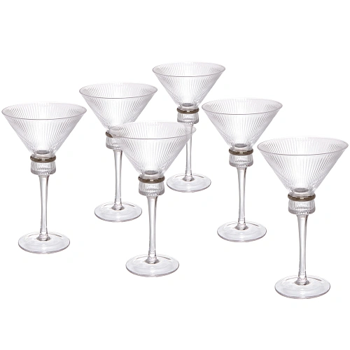 Бокал для мартини 220мл "VIVALDI" в наборе 6шт