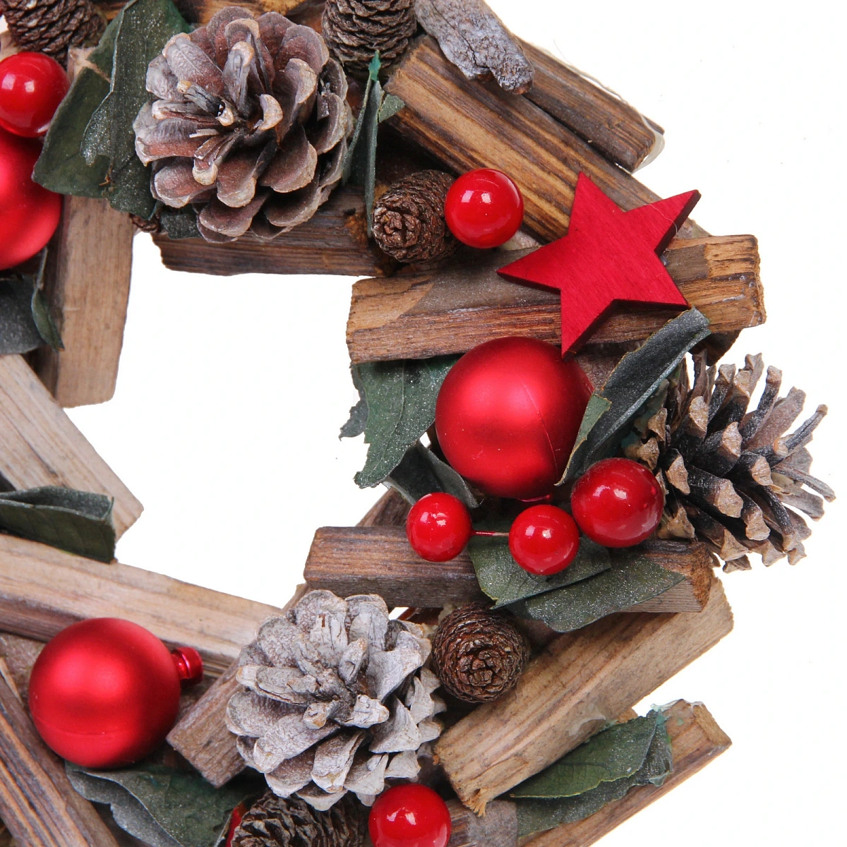 Венок новогодний "Сказочное веселье" d=20 см