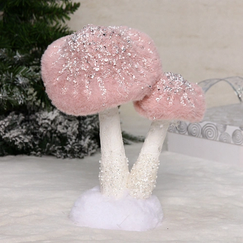 Фигурка новогодняя "Стильные грибочки" 20*15*32 см