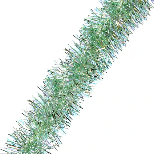 Мишура 2 м 9 см "Блестящий вечер", Зелёный