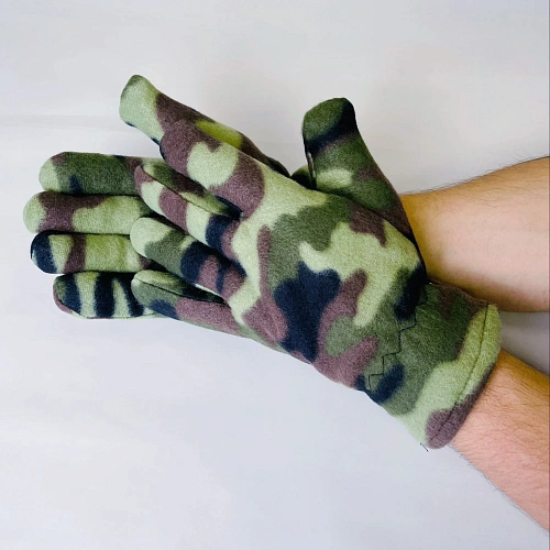 Перчатки флисовые Лес_4