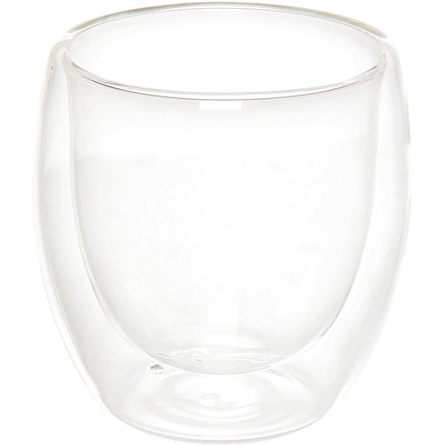 Стакан стеклянный с двойными стенками 250мл "Хай-Тек" классика