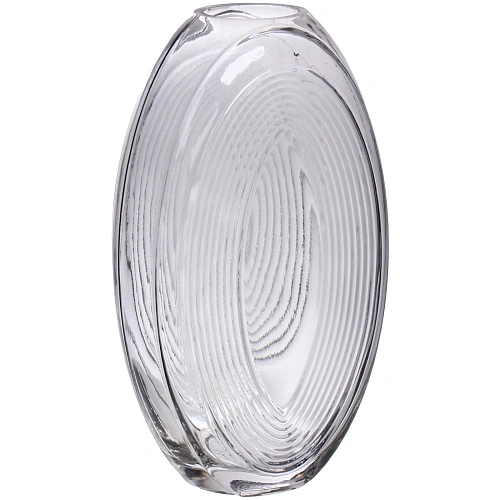 Ваза стеклянная Мальвина 1526см серый_5