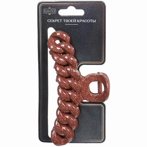 Заколка - краб для волос AKS - MANTANA, микс 6 цветов, косичка, 102см _14